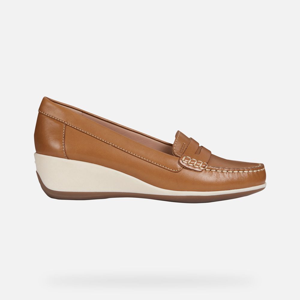 Geox Bayan Loafers Kahverengi - Arethea - FSA-683970